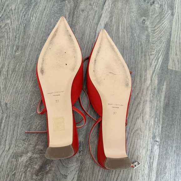 Club Monaco Ambrah Low-heel In Red size 37 - Picture 4 of 6